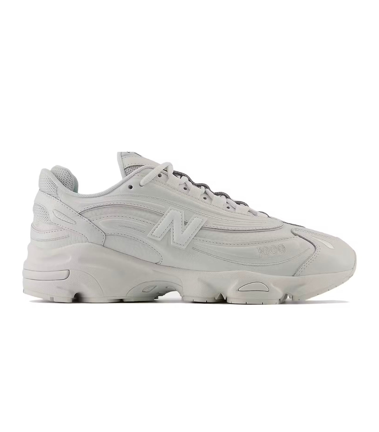 New Balance 1000 Triple White - high-performance athletic footwear in White with advanced cushioning