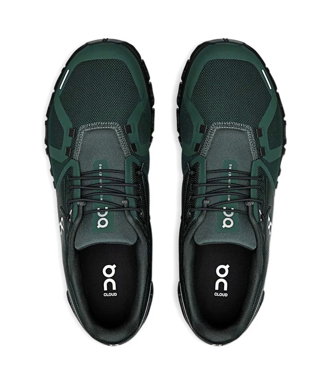 On cloud 5.0 dark green - high-performance athletic footwear in Green with advanced cushioning