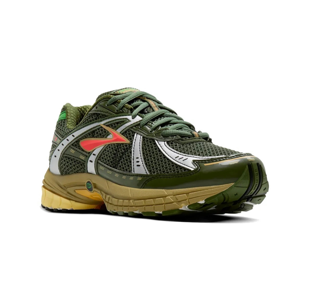 brooks Cascadia Green Olive