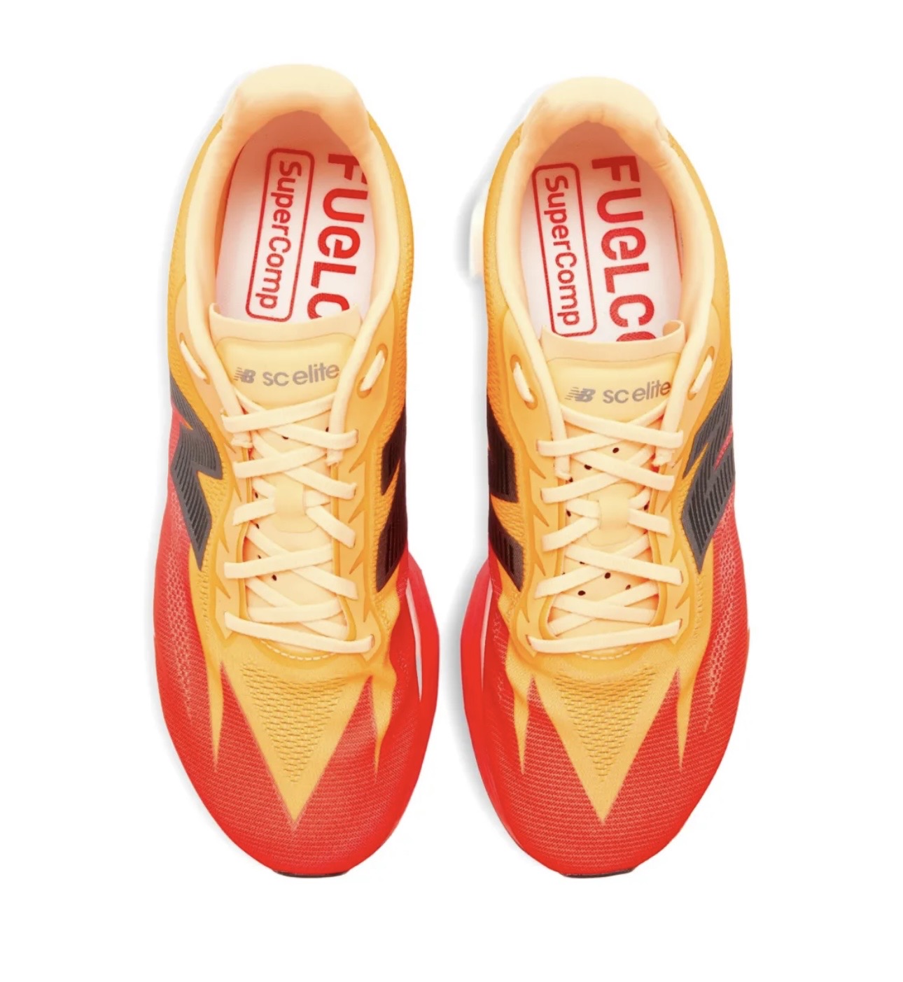 New Balance FuelCell Orange Red - high-performance athletic footwear in Red with advanced cushioning