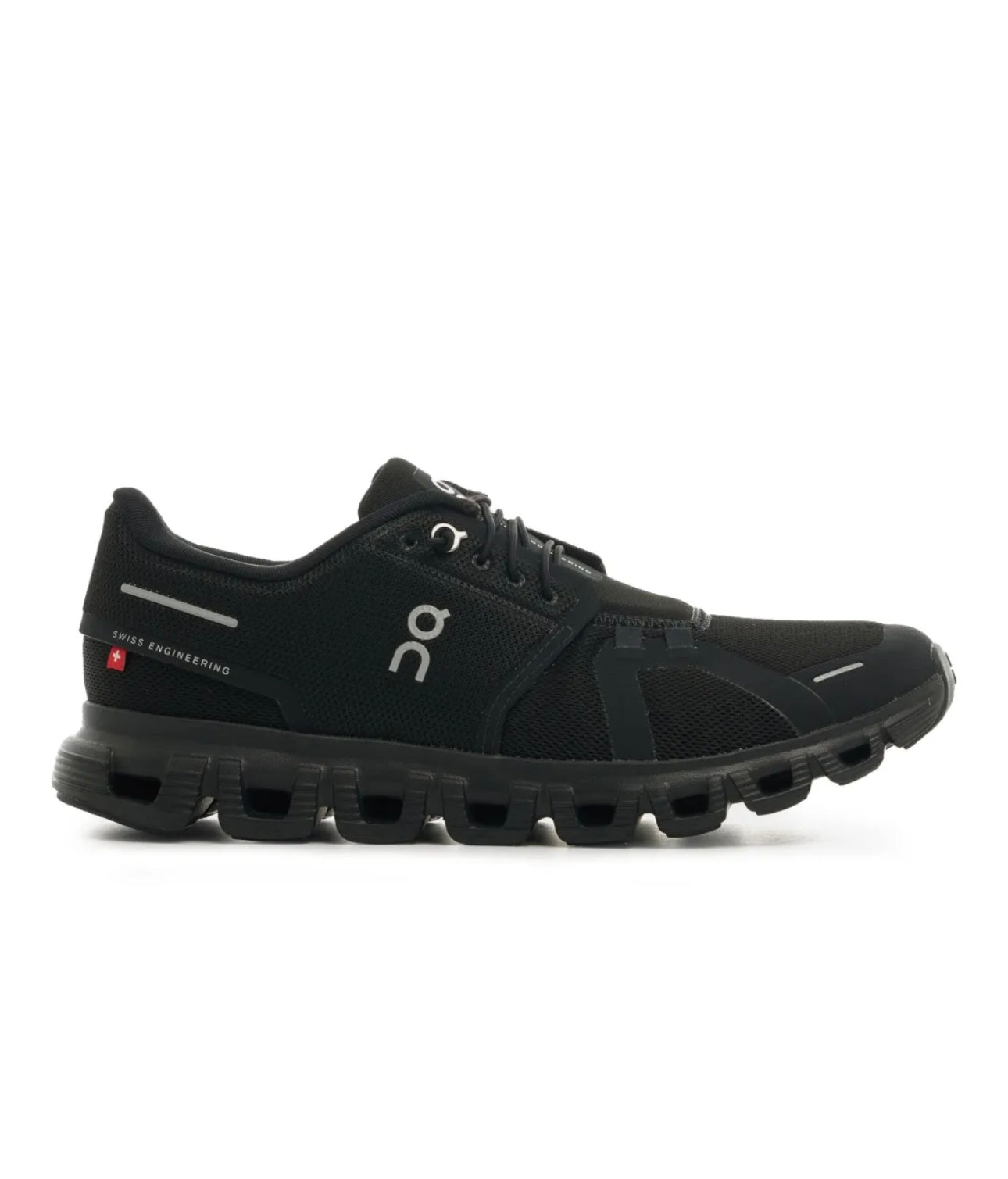 On Cloud 5.0 Black - high-performance athletic footwear in Black with advanced cushioning