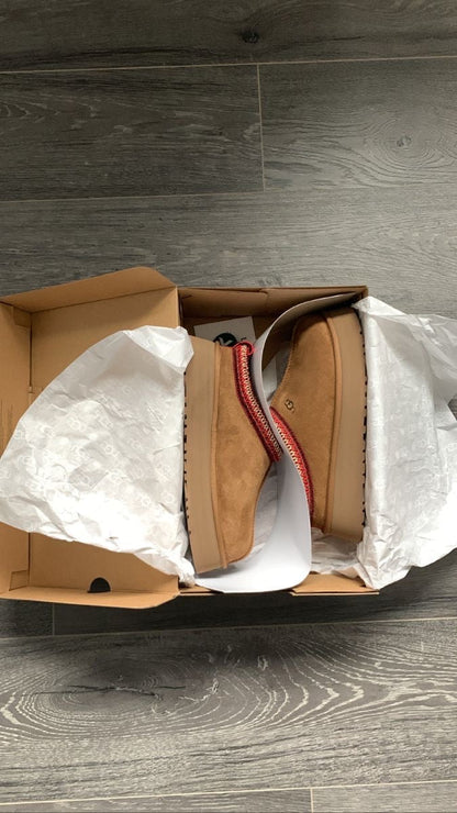 Ugg Tazz Platform Slippers brown red - high-performance athletic footwear in Red with advanced cushioning