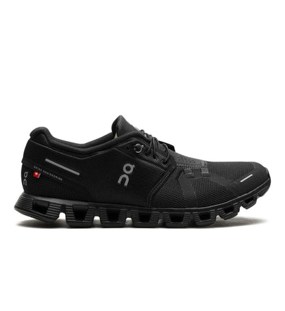 On Cloud 5.0 Black - high-performance athletic footwear in Black with advanced cushioning