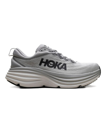 HOKA Bondi 8 "Sharkskin Harbor Mist" - high-performance athletic footwear with advanced cushioning