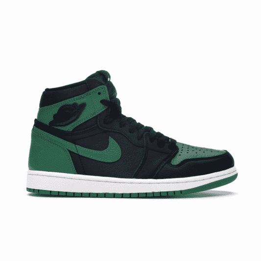 Air Jordan 1 High Retro Pine Green Black - high-performance athletic footwear in Black with advanced cushioning