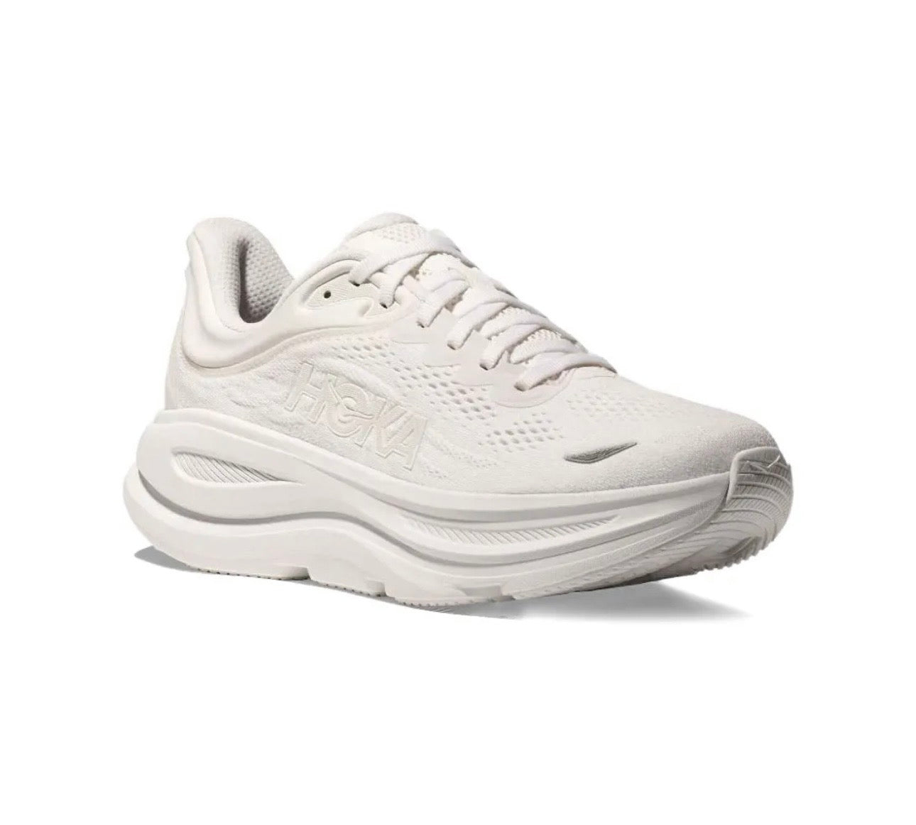 Hoka Bondi 9 White - high-performance athletic footwear in White with advanced cushioning
