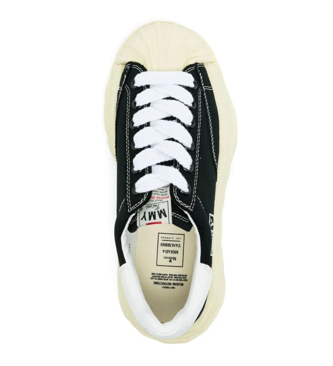 Maison Mihara Black Cream - high-performance athletic footwear in Black with advanced cushioning