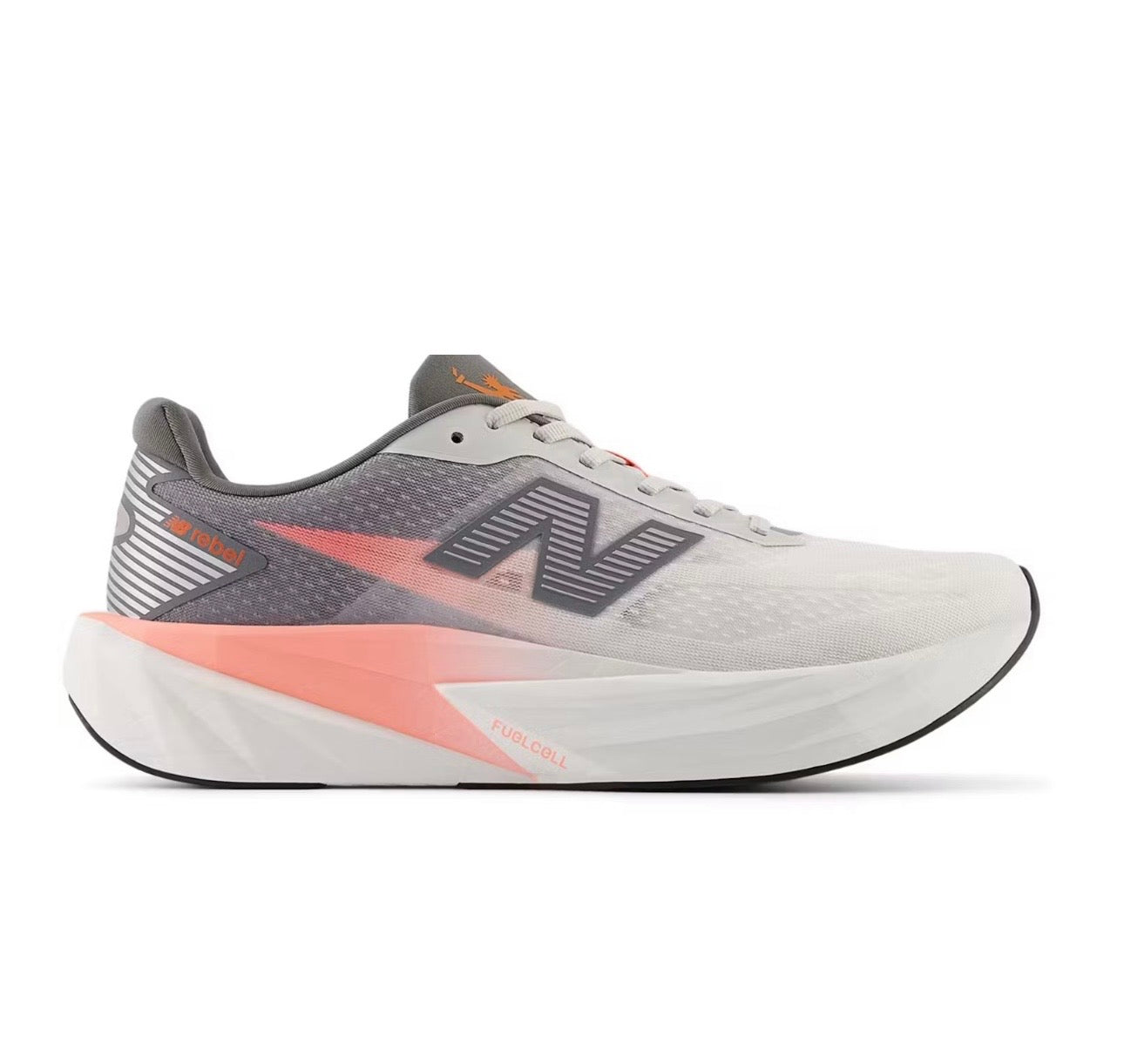 New Balance FuelCell Grey Peach - high-performance athletic footwear in Grey with advanced cushioning