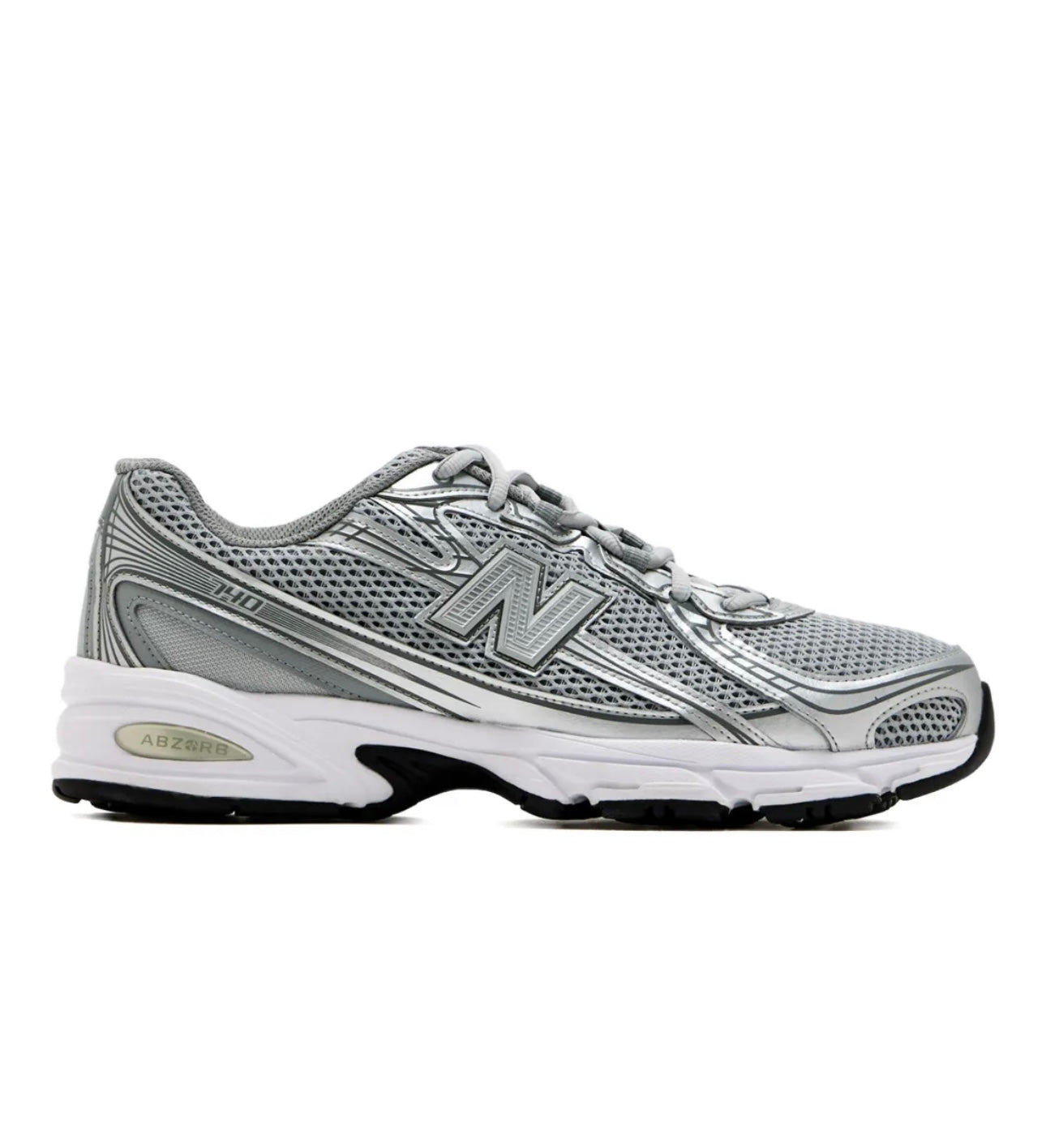 New Balance 740 Silver - high-performance athletic footwear in Silver with advanced cushioning