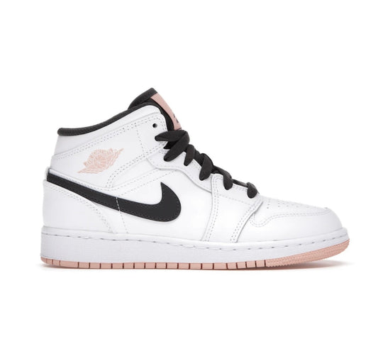 Air Jordan 1 Mid Arctic Orange Black - high-performance athletic footwear in Black with advanced cushioning