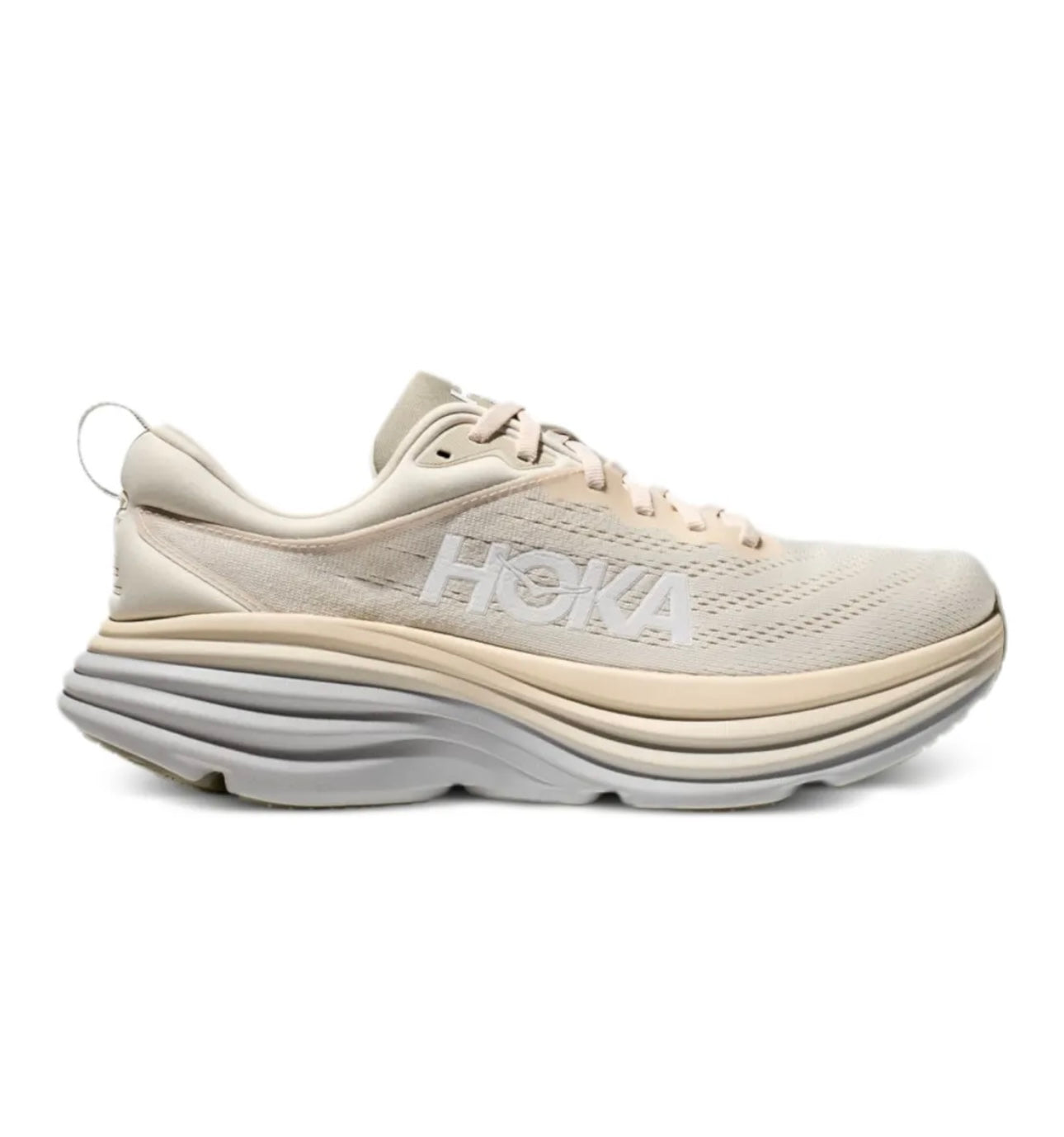 HOKA Bondi 9 Cream - high-performance athletic footwear with advanced cushioning