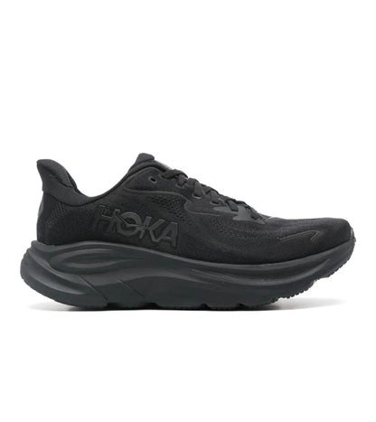 HOKA Clifton 10 black - high-performance athletic footwear in Black with advanced cushioning