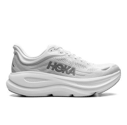 Hoka Bondi 9 Grey - high-performance athletic footwear in Grey with advanced cushioning
