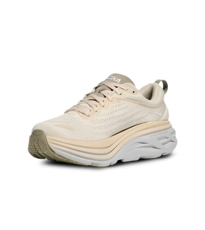 HOKA Bondi 9 Cream - high-performance athletic footwear with advanced cushioning