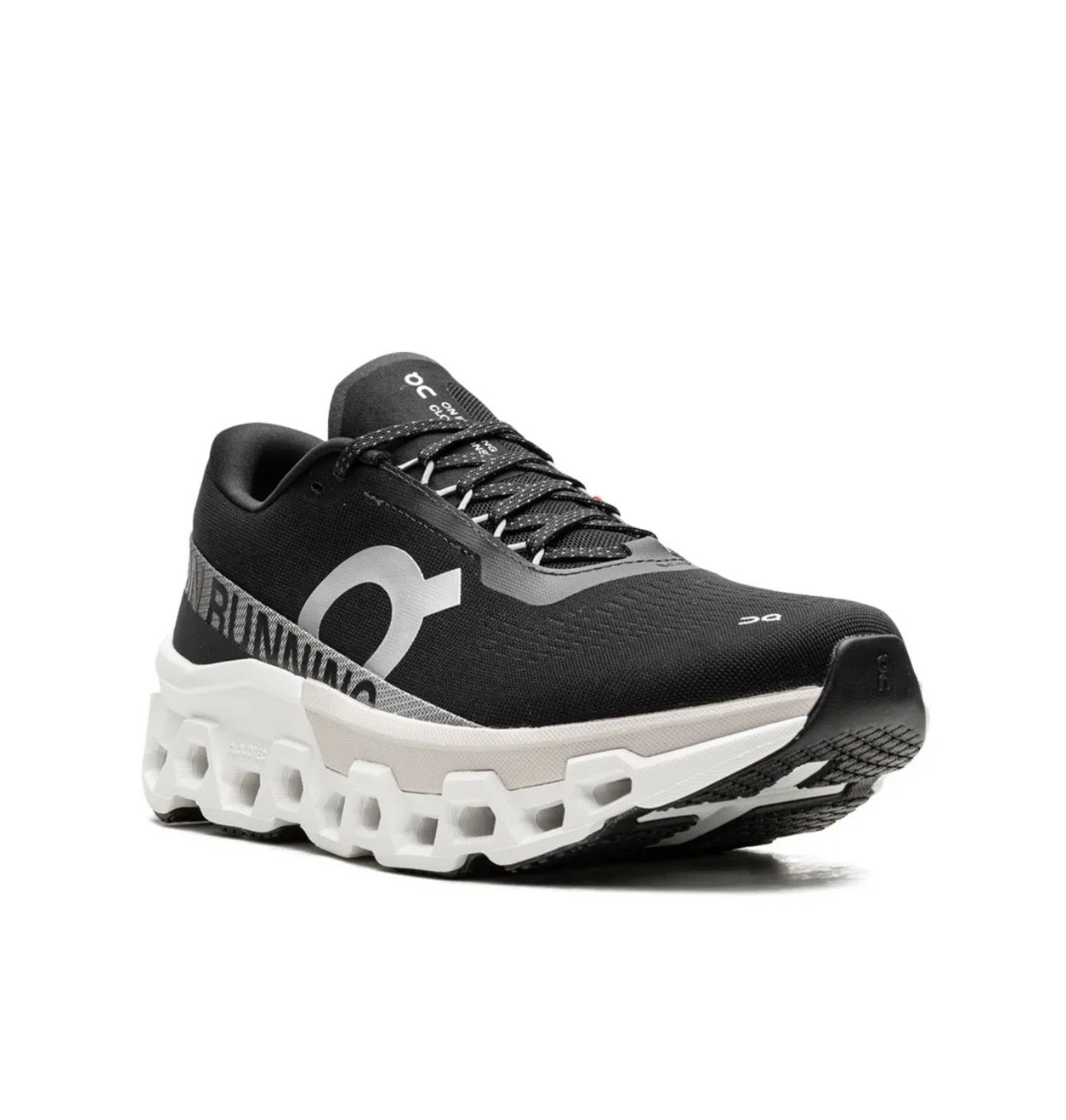 On Cloudmonster black - high-performance athletic footwear in Black with advanced cushioning