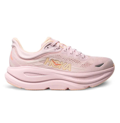 Hoka Bondi 9 Pink - high-performance athletic footwear in Pink with advanced cushioning