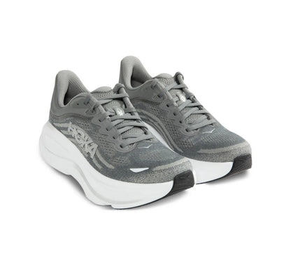 Hoka Bondi 9 Grey - high-performance athletic footwear in Grey with advanced cushioning