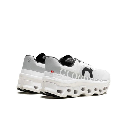 On Cloud White Black Gray - high-performance athletic footwear in Black with advanced cushioning